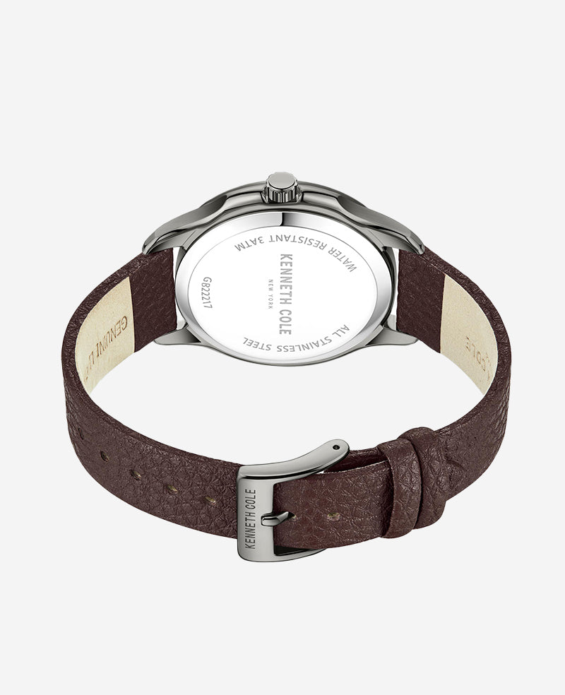 Kenneth Cole - Genuine Diamond Strap Watch MENS WATCHES for Men