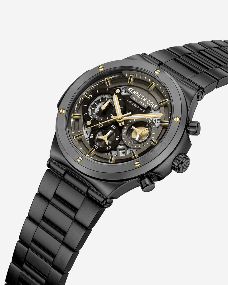 Shop Men's Black Sport Bracelet Watch | Kenneth Cole Shop Men's Black Sport Bracelet Watch | Kenneth Cole
