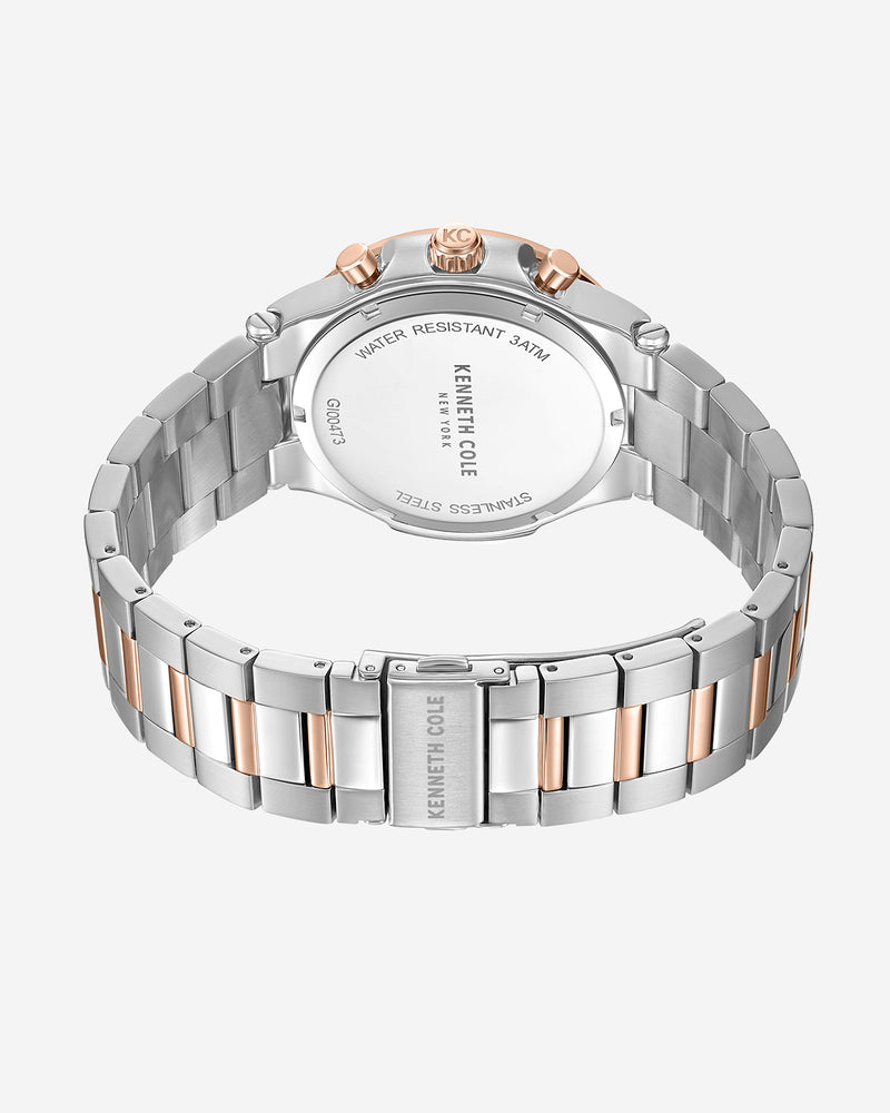 Shop Men's Two-Tone Sport Bracelet Watch | Kenneth Cole Shop Men's Two-Tone Sport Bracelet Watch | Kenneth Cole