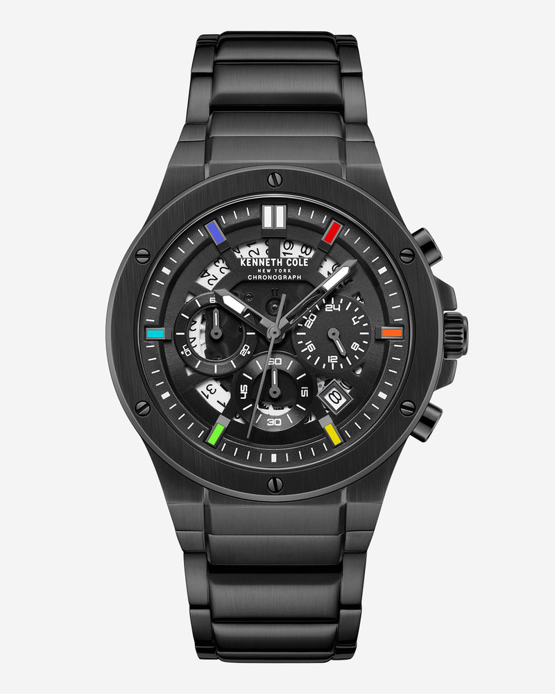 Shop Men's Classic Black Bracelet Watch Kenneth Cole