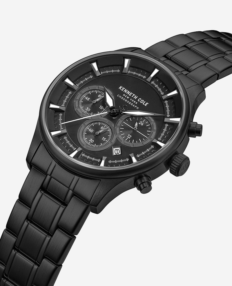 Kenneth Cole - Skeleton Automatic Stainless Bracelet Watch MENS WATCHES for Men