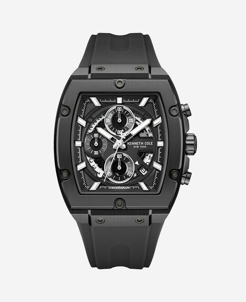 Kenneth Cole Chronograph Sport Silicone Watch