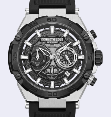 Chronograph Sport Silicone Strap Watch