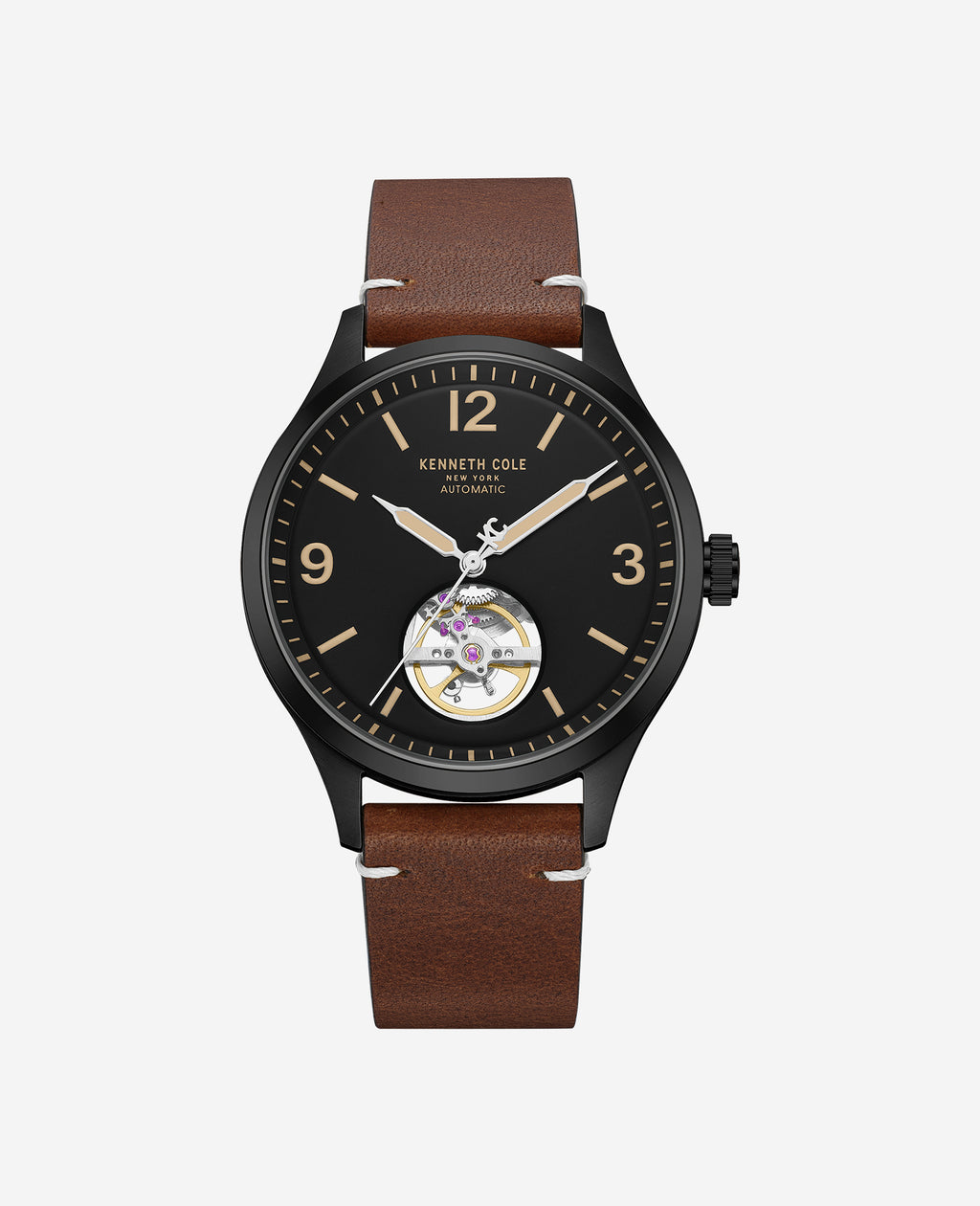Kenneth Cole - Open Heart Automatic Bracelet Watch MENS WATCHES for Men 