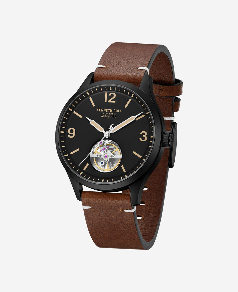 Kenneth Cole - Open Heart Automatic Bracelet Watch MENS WATCHES for Men