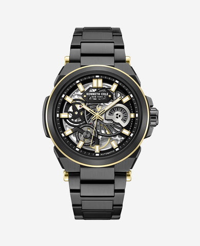 Shop Men's Skeleton Automatic Watch – Black | Kenneth Cole