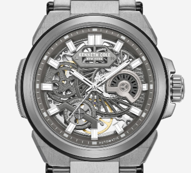 Kenneth Cole - Skeleton Automatic Bracelet Watch MENS WATCHES for Men