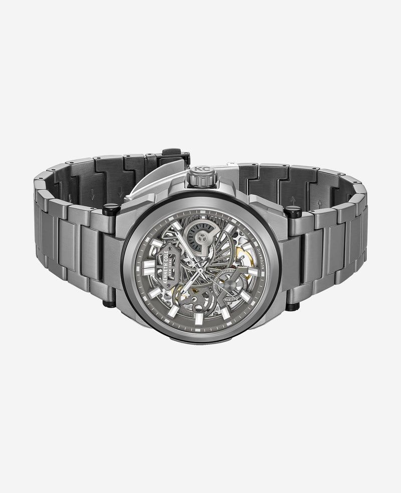 Kenneth Cole - Skeleton Automatic Bracelet Watch MENS WATCHES for Men