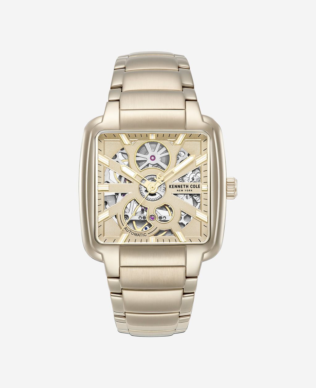 Kenneth Cole - Skeleton Automatic Bracelet Watch MENS WATCHES for Men 