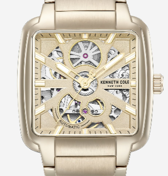Kenneth Cole - Skeleton Automatic Bracelet Watch MENS WATCHES for Men