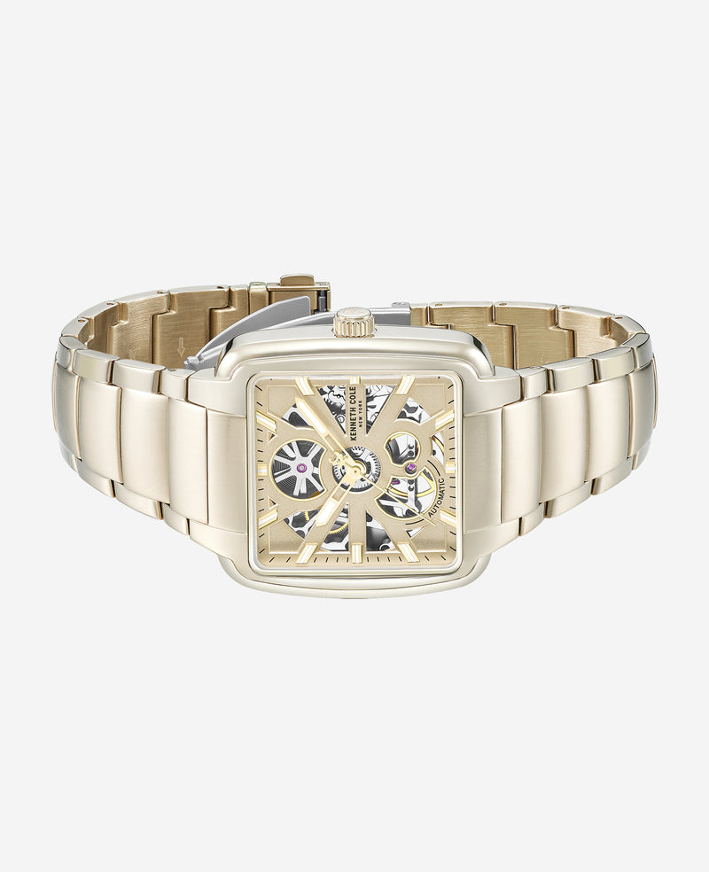 Kenneth Cole - Skeleton Automatic Bracelet Watch MENS WATCHES for Men
