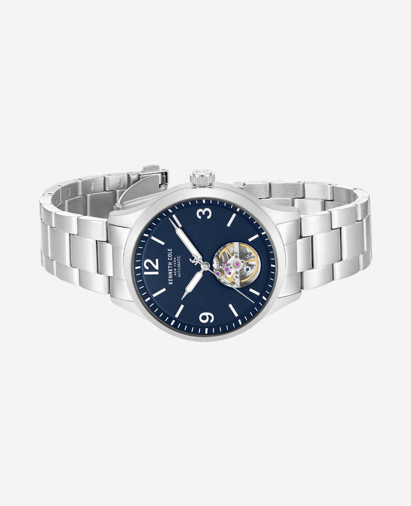 Kenneth Cole - Open Heart Automatic Bracelet Watch MENS WATCHES for Men
