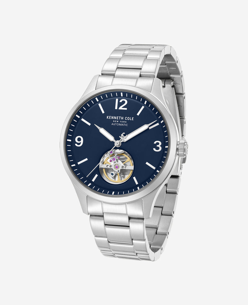 Kenneth Cole - Open Heart Automatic Bracelet Watch MENS WATCHES for Men