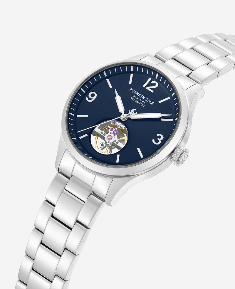 Kenneth Cole - Open Heart Automatic Bracelet Watch MENS WATCHES for Men
