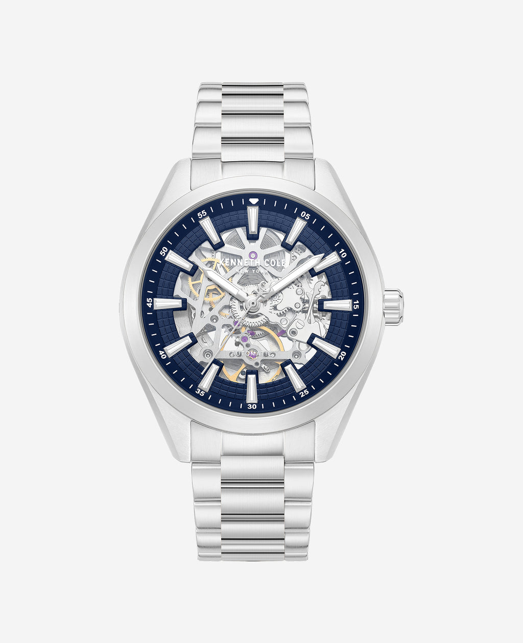 Kenneth Cole - Skeleton Automatic Bracelet Watch MENS WATCHES for Men 