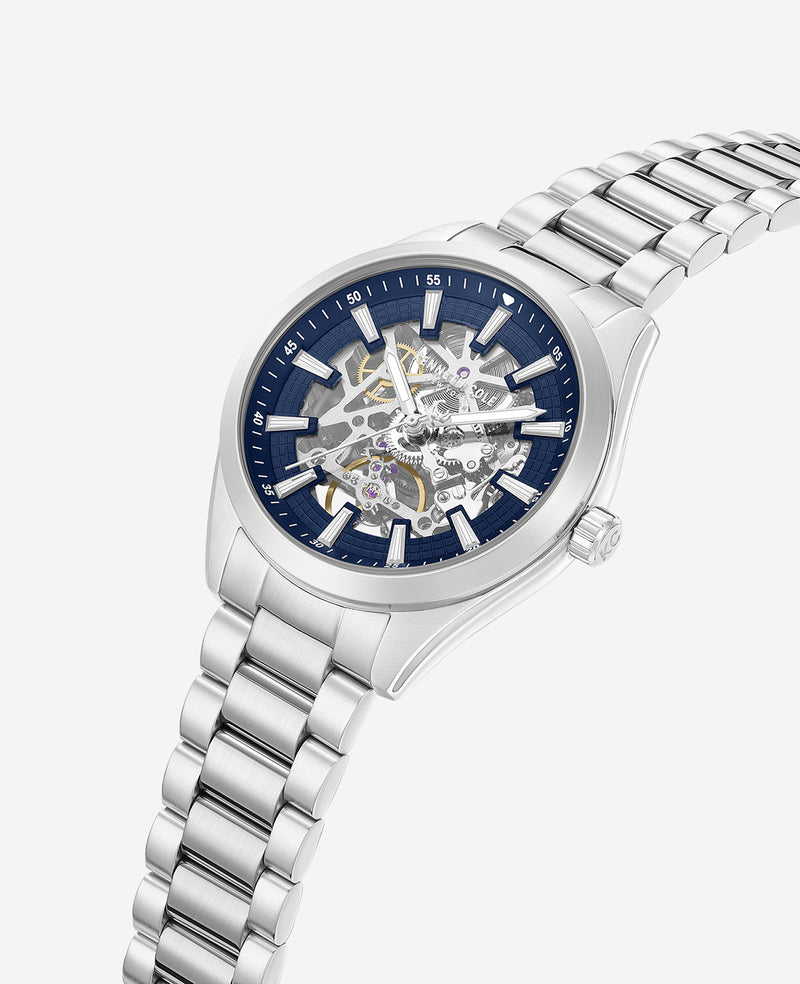 Kenneth Cole - Skeleton Automatic Bracelet Watch MENS WATCHES for Men