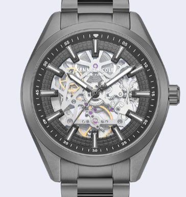 Kenneth Cole - Skeleton Automatic Bracelet Watch MENS WATCHES for Men
