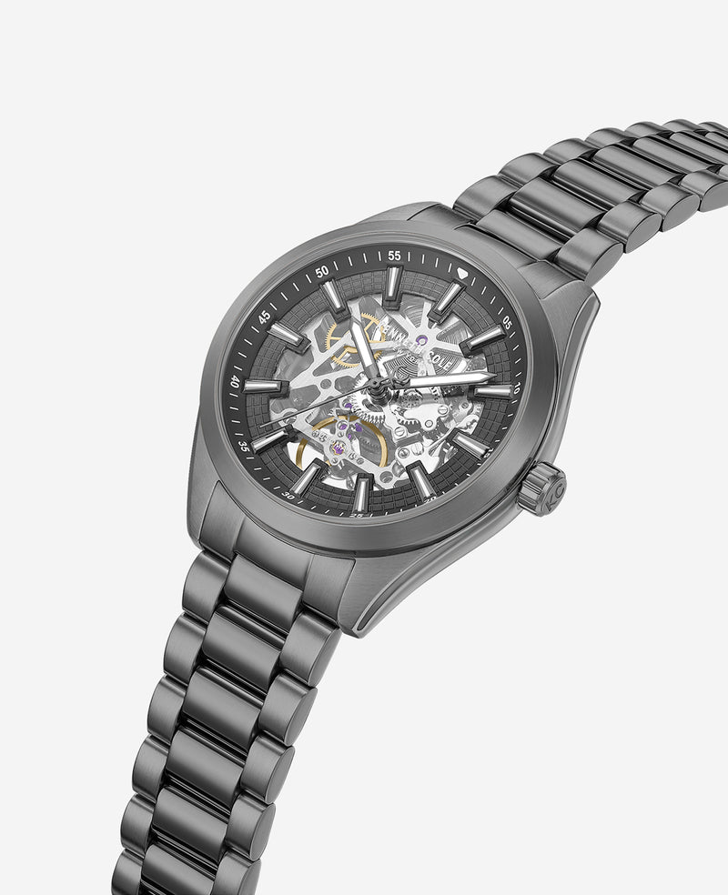 Kenneth Cole - Skeleton Automatic Bracelet Watch MENS WATCHES for Men