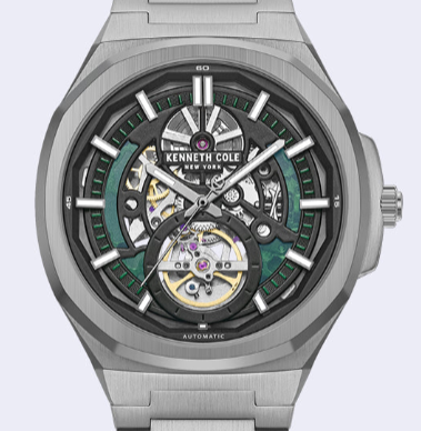 Kenneth Cole - Skeleton Automatic Bracelet Watch MENS WATCHES for Men
