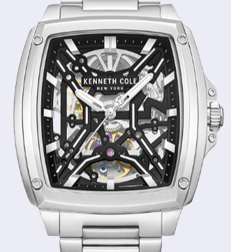 Kenneth Cole - Skeleton Automatic Bracelet Watch MENS WATCHES for Men