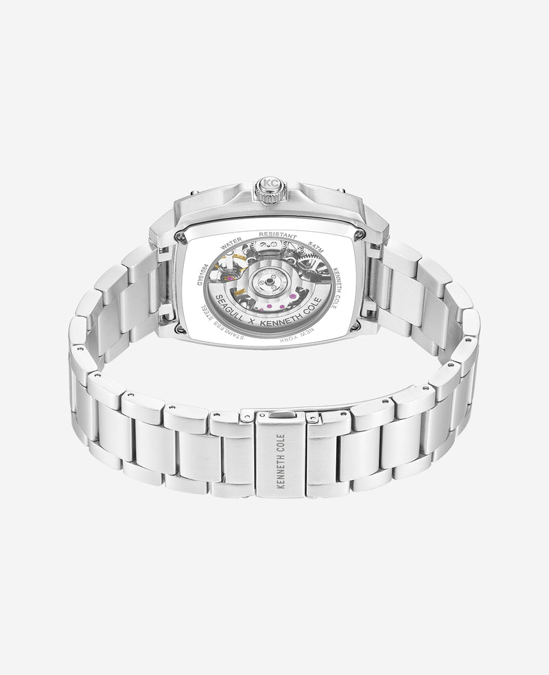 Kenneth Cole - Skeleton Automatic Bracelet Watch MENS WATCHES for Men