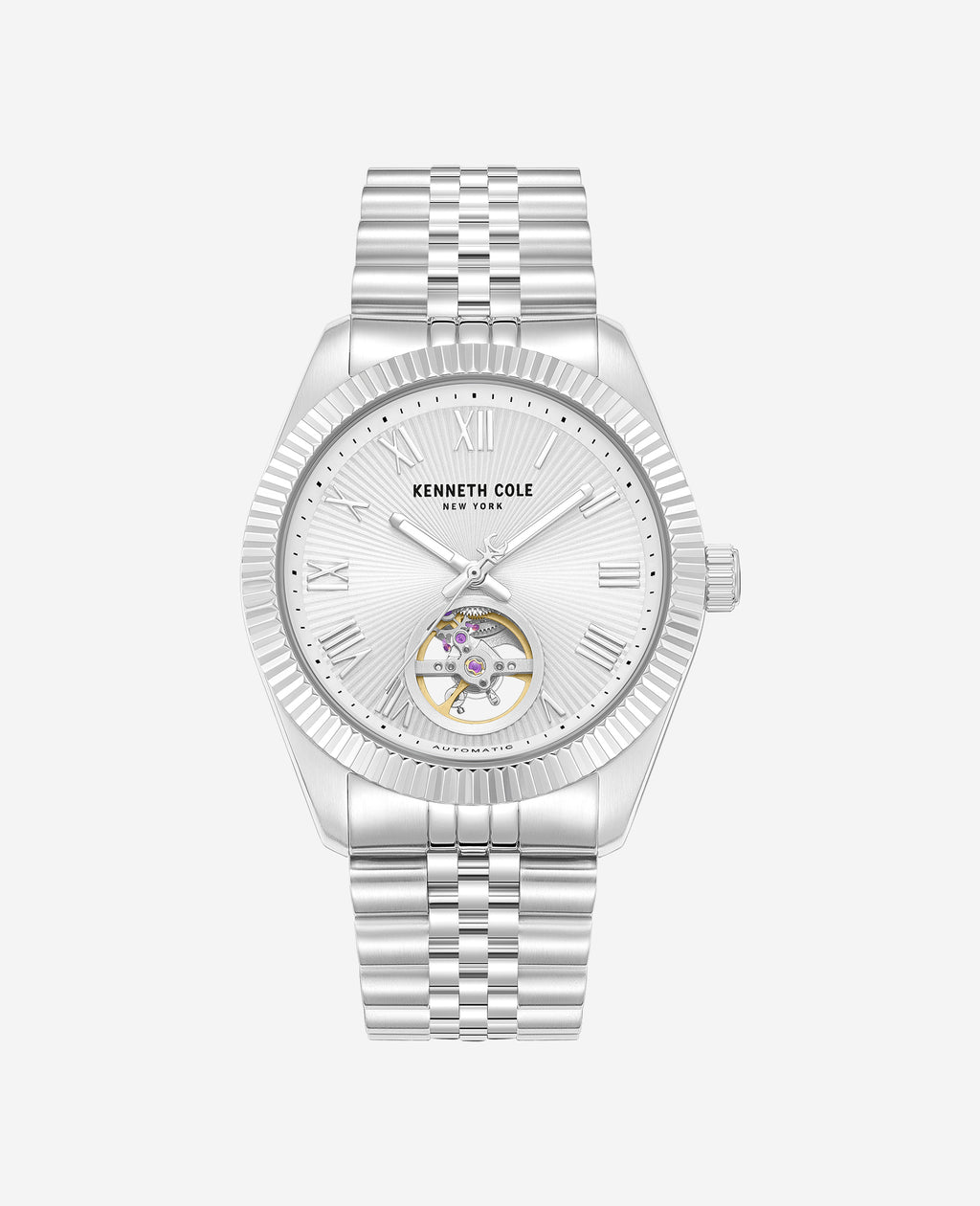 Kenneth Cole - Open Heart Automatic Bracelet Watch MENS WATCHES for Men 