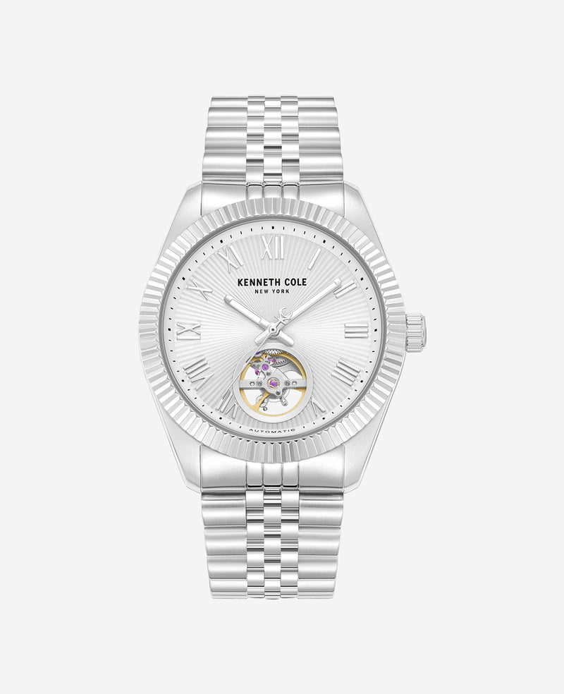 Kenneth Cole - Open Heart Automatic Bracelet Watch MENS WATCHES for Men