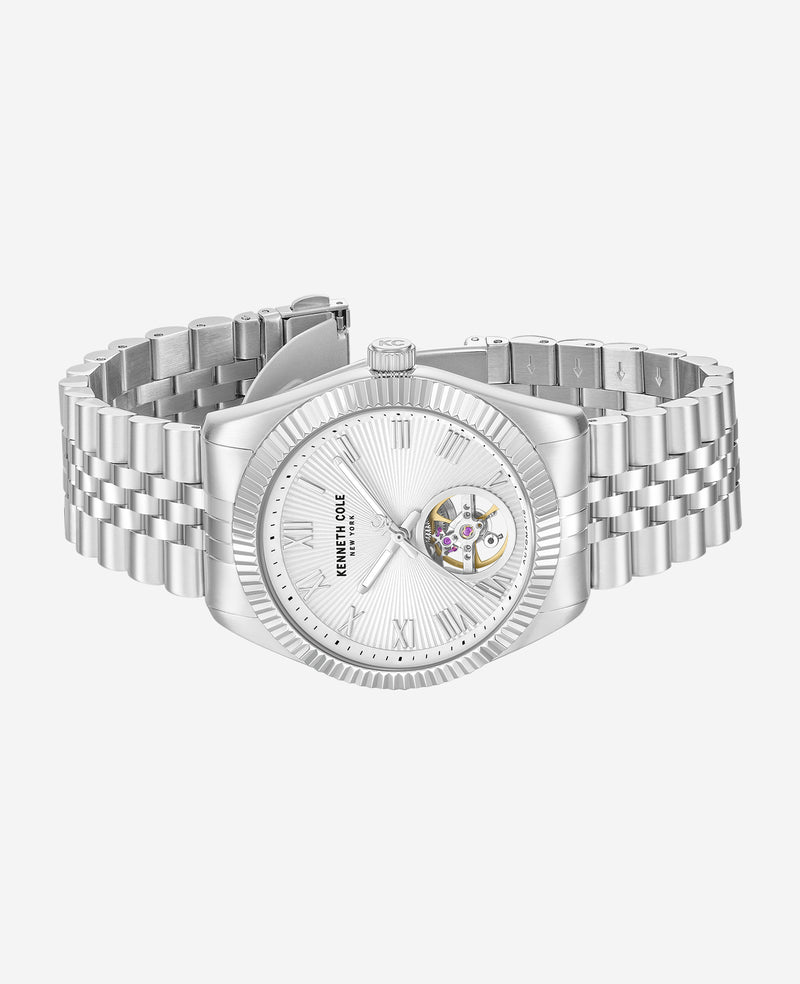 Kenneth Cole - Open Heart Automatic Bracelet Watch MENS WATCHES for Men
