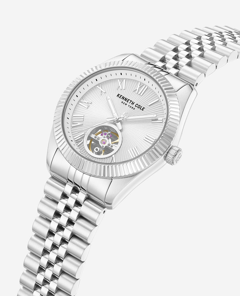 Kenneth Cole - Open Heart Automatic Bracelet Watch MENS WATCHES for Men