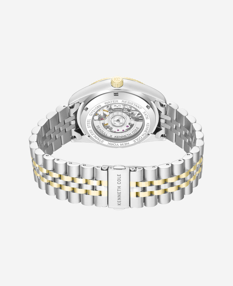 Kenneth Cole - Open Heart Automatic Bracelet Watch MENS WATCHES for Men