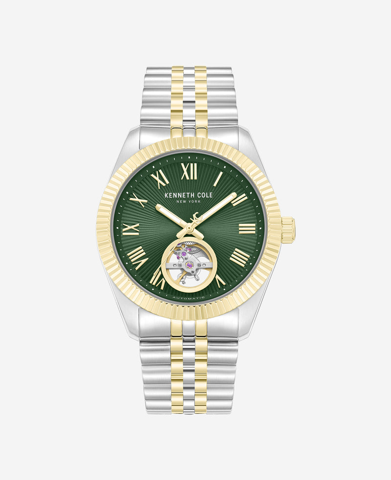 Kenneth Cole - Open Heart Automatic Bracelet Watch MENS WATCHES for Men