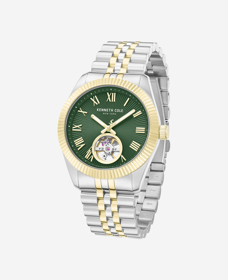 Kenneth Cole - Open Heart Automatic Bracelet Watch MENS WATCHES for Men