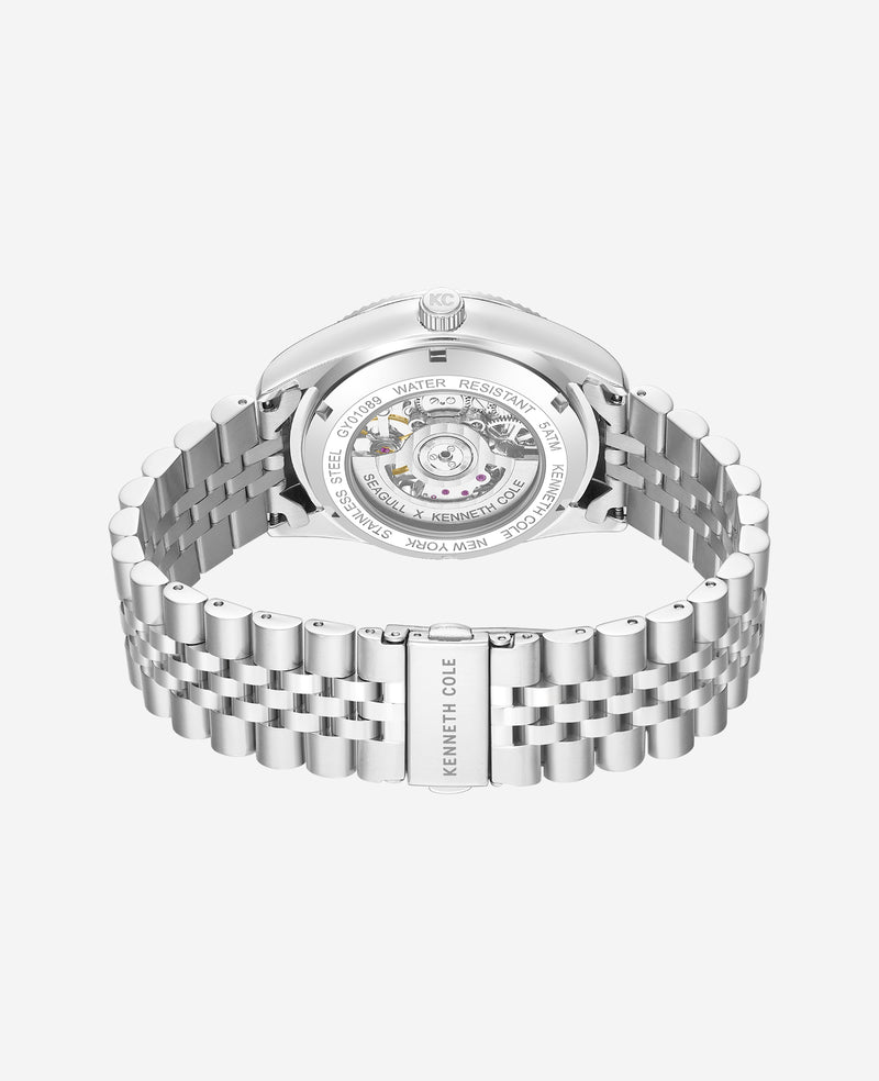 Kenneth Cole - Open Heart Automatic Bracelet Watch MENS WATCHES for Men