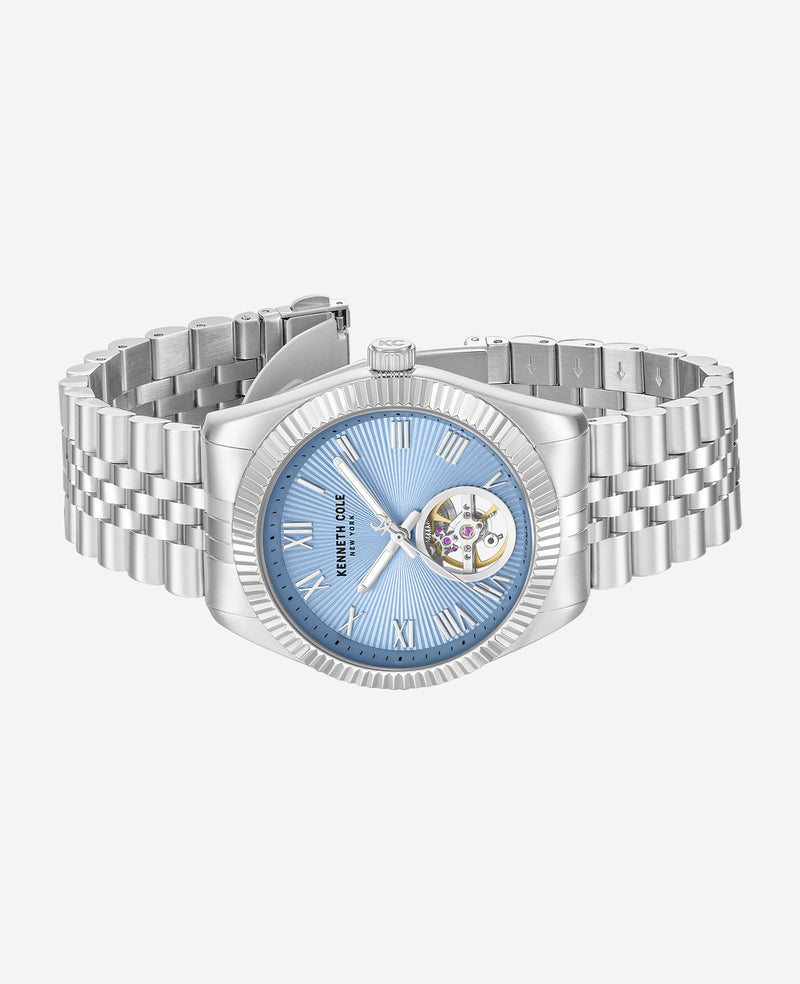 Kenneth Cole - Open Heart Automatic Bracelet Watch MENS WATCHES for Men