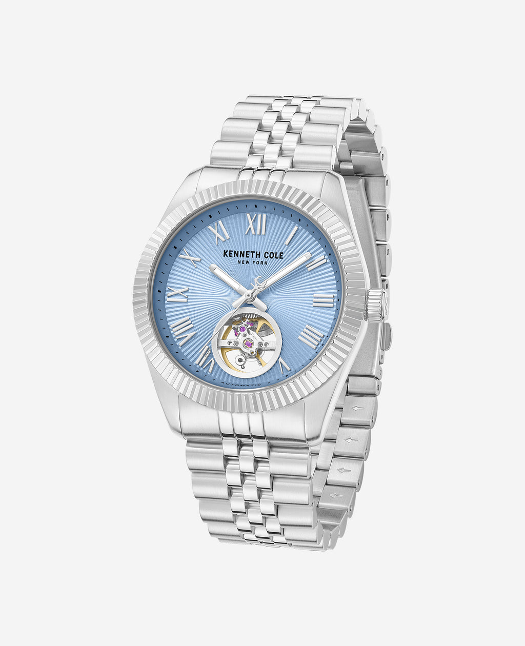 Kenneth Cole - Open Heart Automatic Bracelet Watch MENS WATCHES for Men 