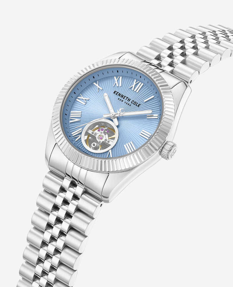 Kenneth Cole - Open Heart Automatic Bracelet Watch MENS WATCHES for Men