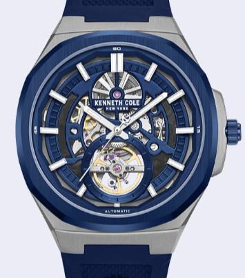 Skeleton Automatic Silicone Strap Watch