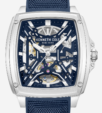 Skeleton Automatic Silicone Strap Watch