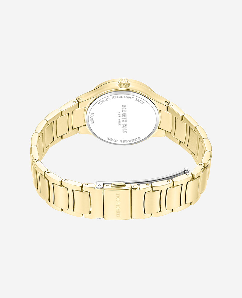 Kenneth Cole - Classic Gold Tone Bracelet Watch WOMENS WATCHES for Women