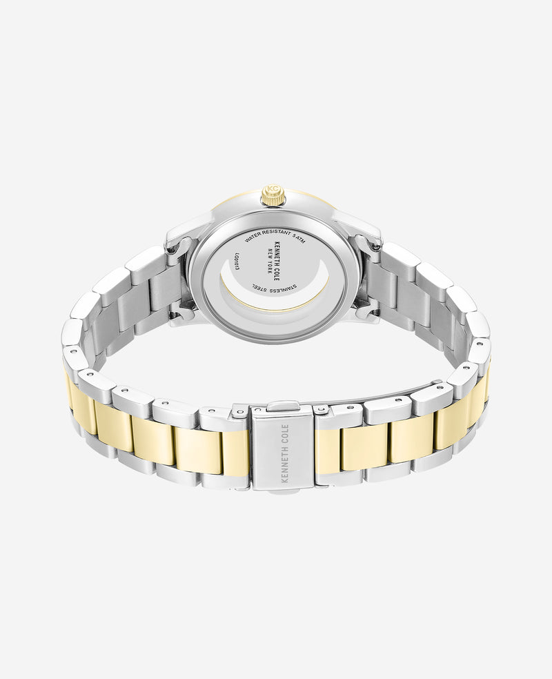 Kenneth Cole - Classic Open Dial MOP Sub Dial Bracelet Watch WOMENS WATCHES for Women