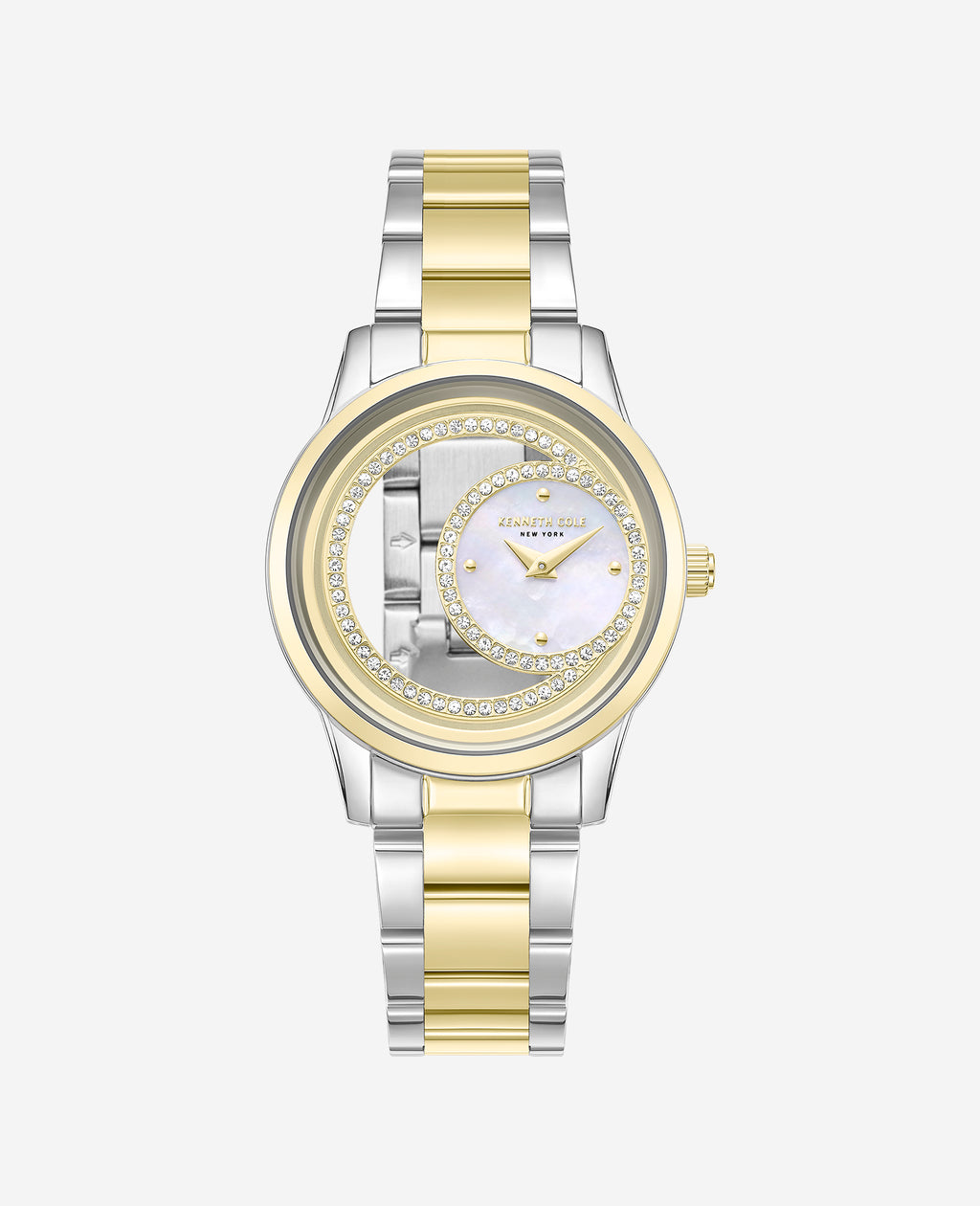 Kenneth Cole - Classic Open Dial MOP Sub Dial Bracelet Watch WOMENS WATCHES for Women 