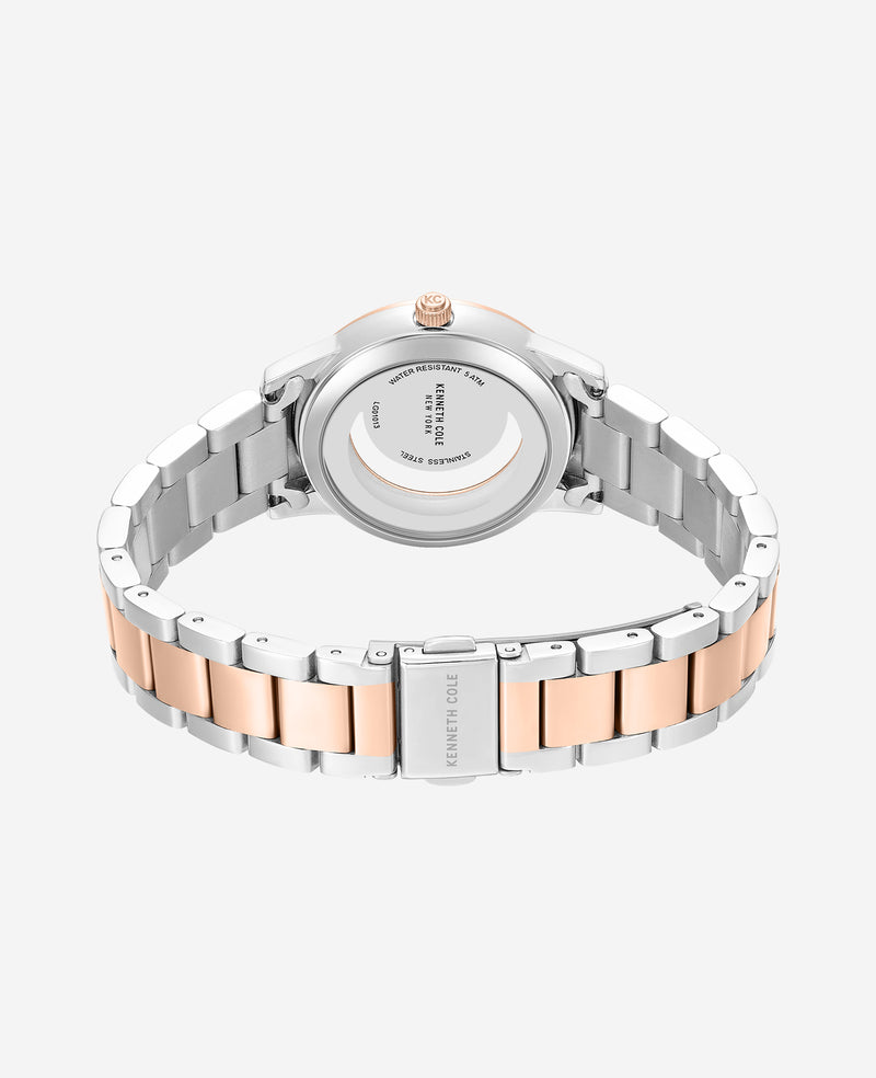Kenneth Cole - Classic Open Dial MOP Sub Dial Bracelet Watch WOMENS WATCHES for Women