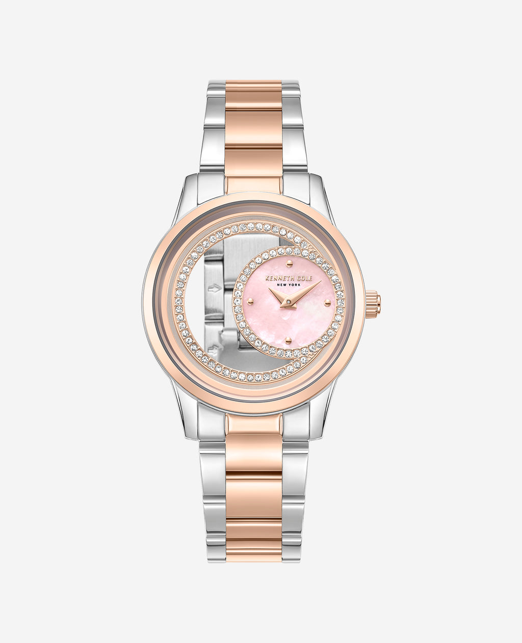 Kenneth Cole - Classic Open Dial MOP Sub Dial Bracelet Watch WOMENS WATCHES for Women 