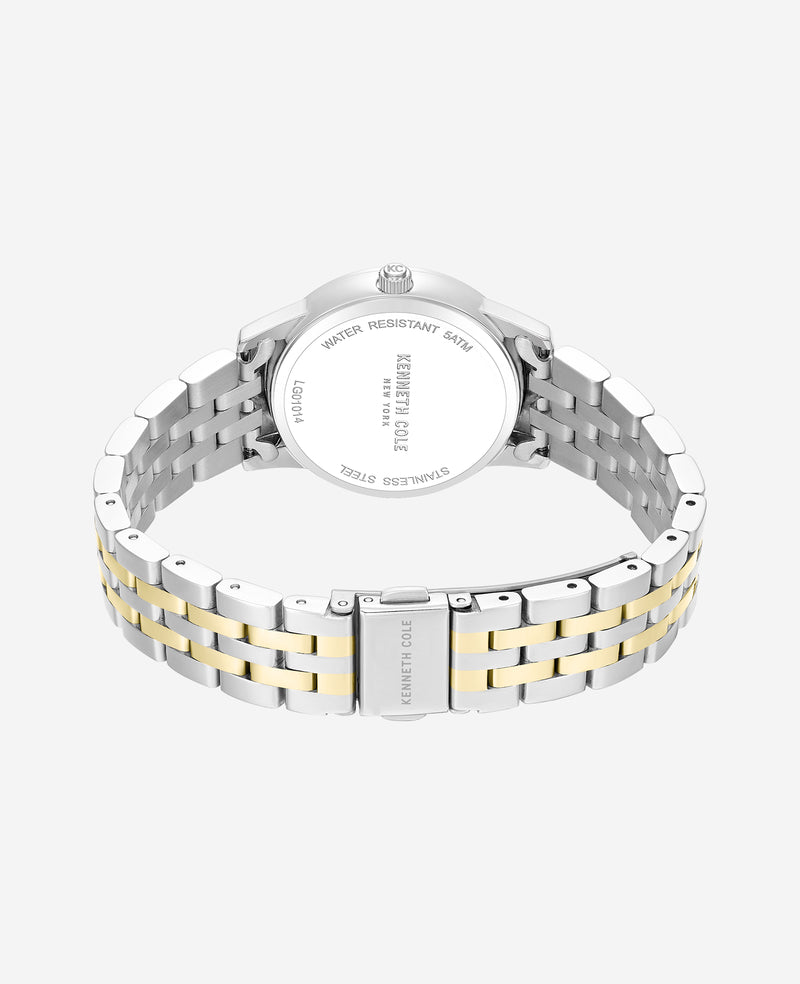 Kenneth Cole - Classic Two Tone Bracelet Watch WOMENS WATCHES for Women