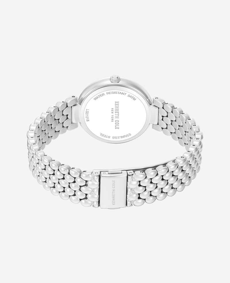 Kenneth Cole - Classic Crystal Lined Outer Dial Bracelet Watch WOMENS WATCHES for Women