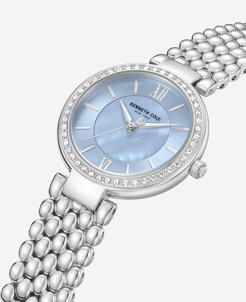 Kenneth Cole - Classic Crystal Lined Outer Dial Bracelet Watch WOMENS WATCHES for Women