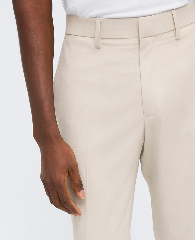 Shop Slim-Fit Stretch Twill Dress Pant Natural | Kenneth Cole Shop Slim-Fit Stretch Twill Dress Pant Natural | Kenneth Cole