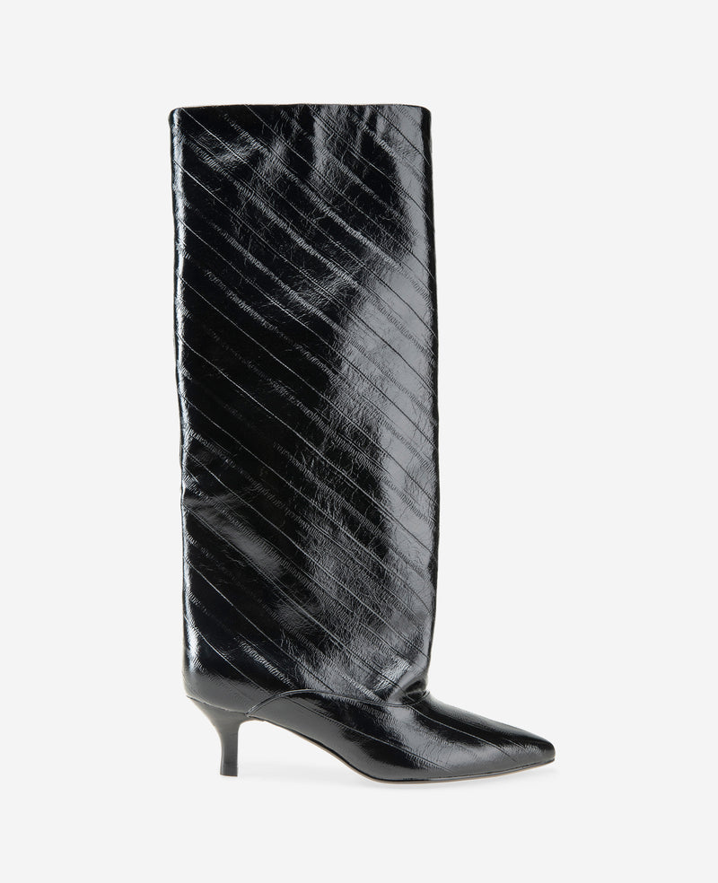 Kenneth Cole - Brisbane Embossed Eel Tall Shaft Boot WOMENS BOOT for Women