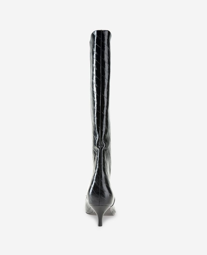 Kenneth Cole - Brisbane Embossed Eel Tall Shaft Boot WOMENS BOOT for Women