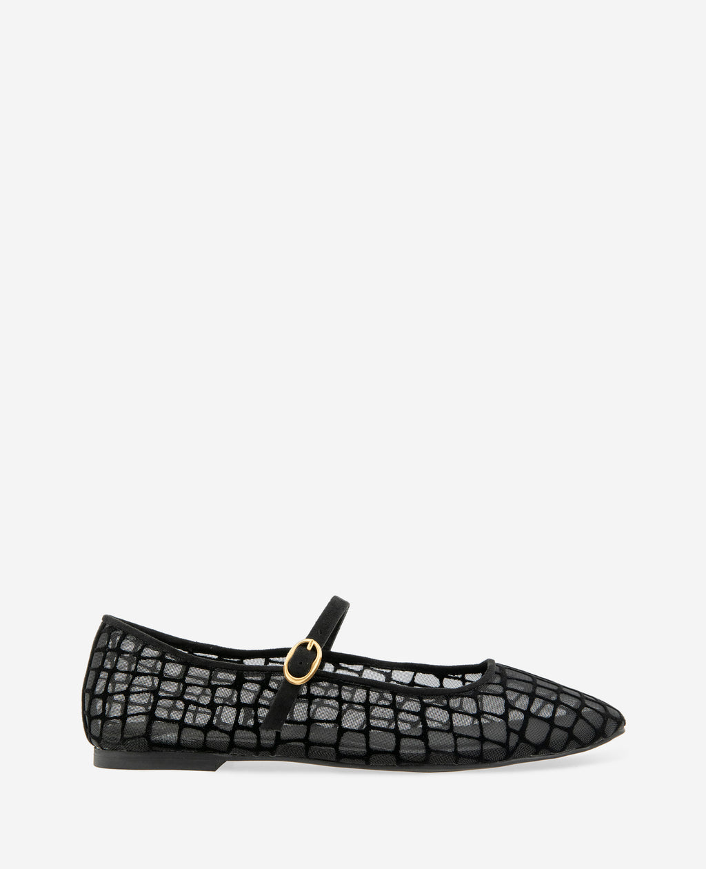 Kenneth Cole - Jasper Croco Mesh Ballet Flat WOMENS FLAT for Women 